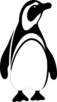 Abstract Penguin Graphic