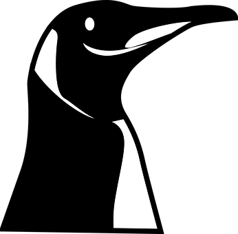 Abstract Penguin Graphic