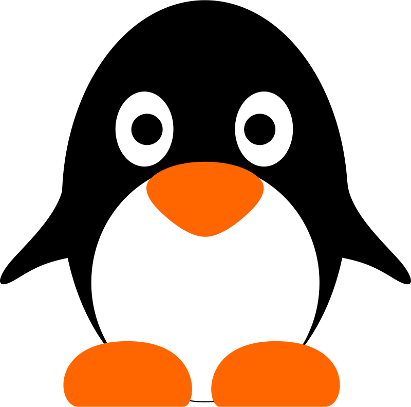 Abstract Penguin Graphic