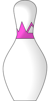 Abstract Pink Crown Graphic