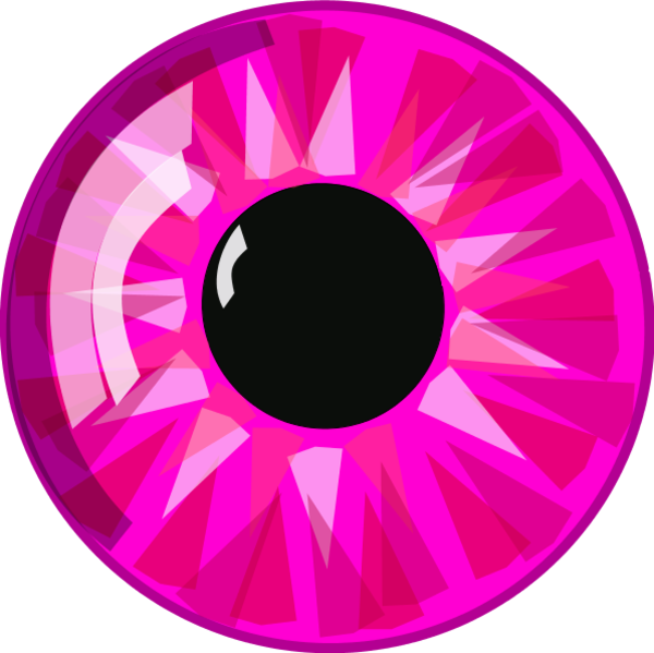 Abstract Pink Eye Clipart