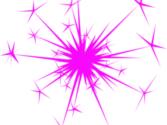 Abstract Pink Sparkle Explosion