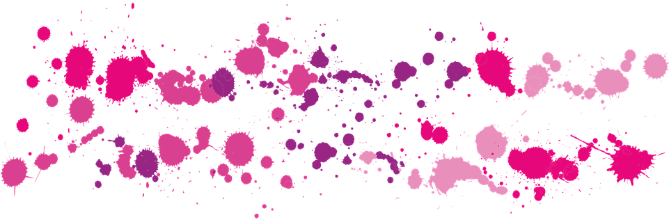 Abstract Pink Splatter Pattern