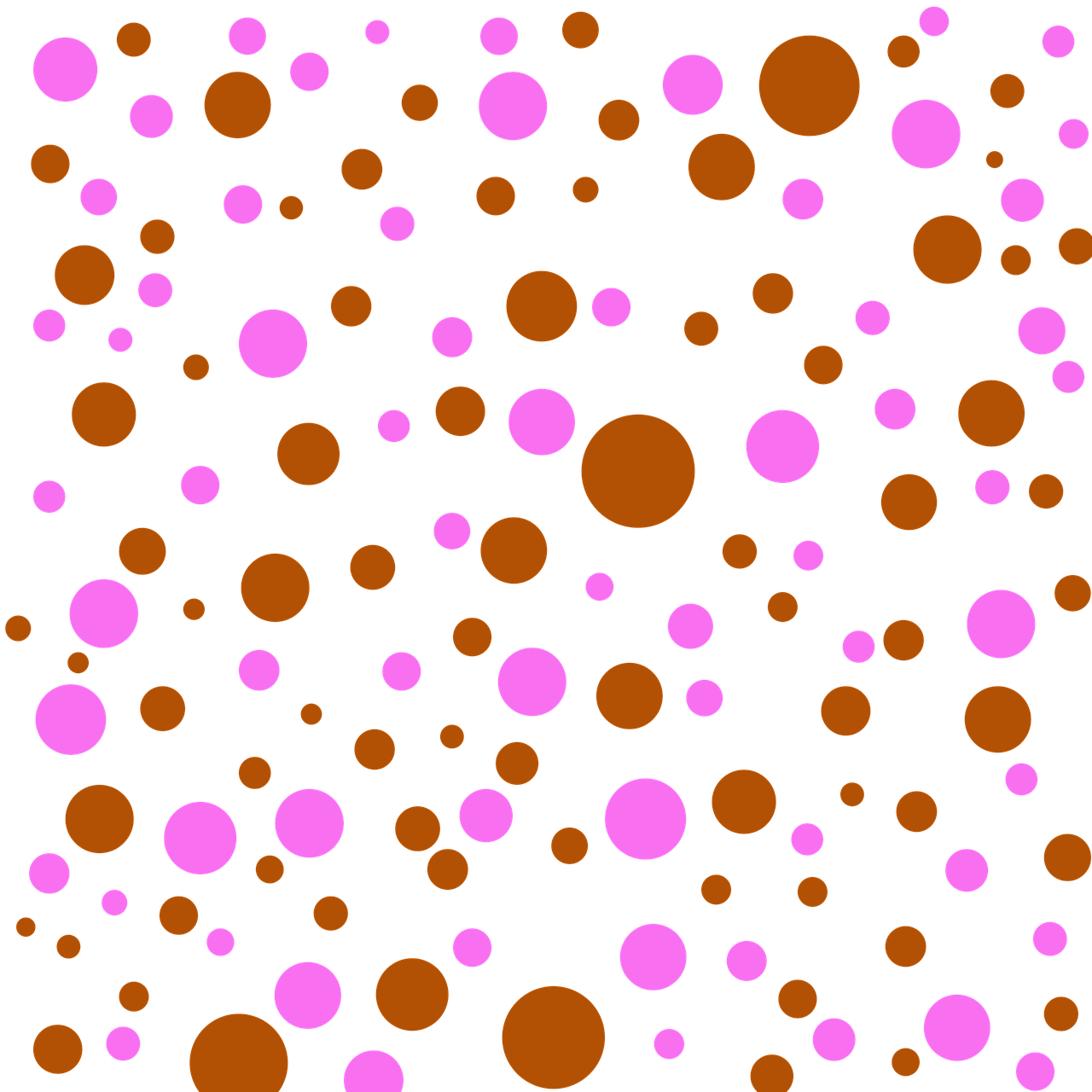 Abstract Pinkand Brown Dots Pattern