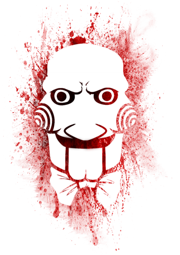 Abstract Puppet Splatter Art