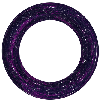 Abstract Purple Galactic Ring