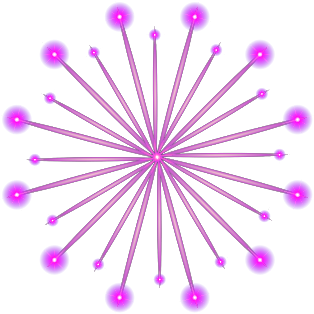 Abstract Purple Starburst Pattern