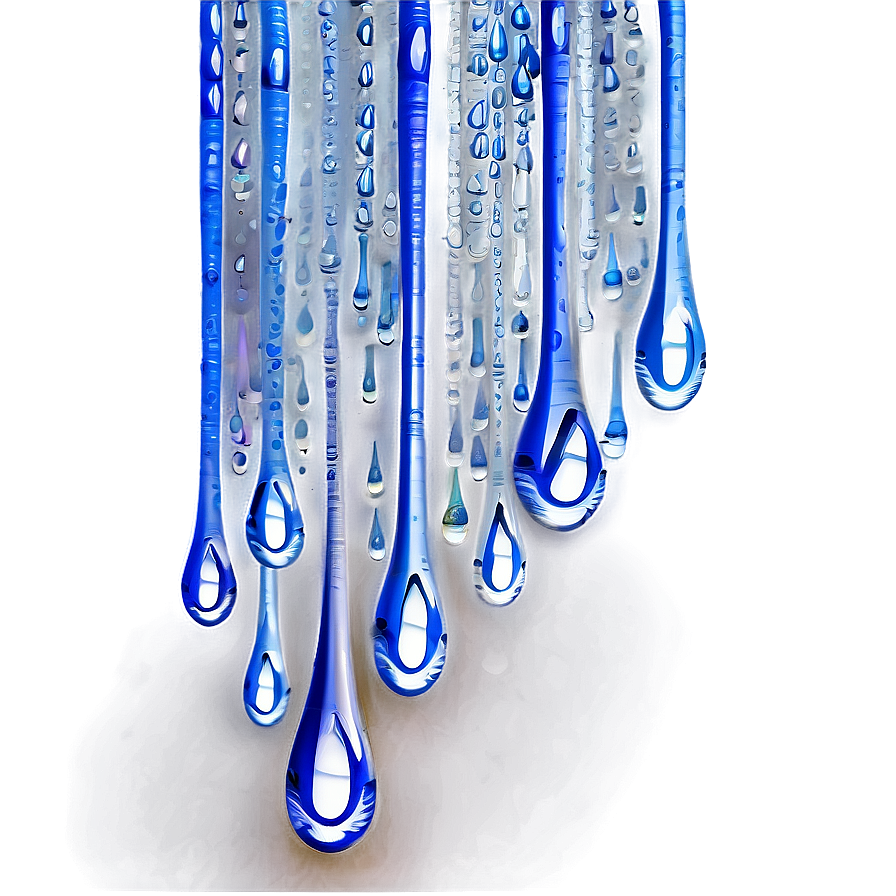 Abstract Raindrop Art Png Raf