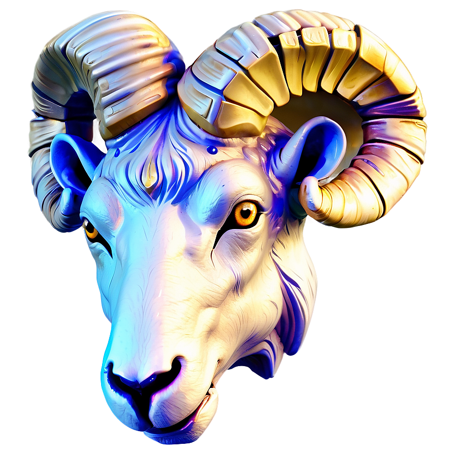 Abstract Ram Head Graphic Png Qnv77