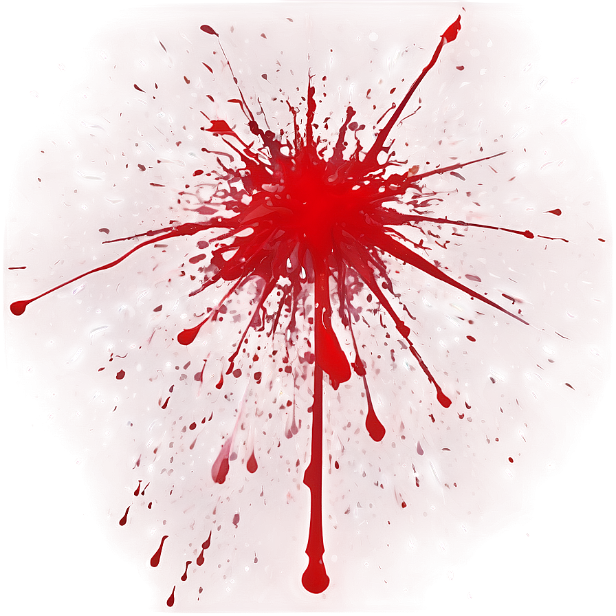 Abstract Red Blob Splatter Png 36