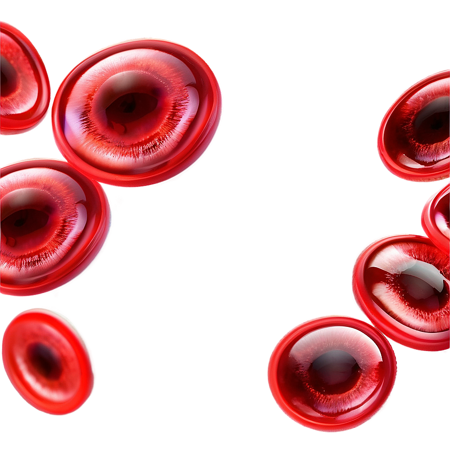 Abstract Red Blood Cells Png 21