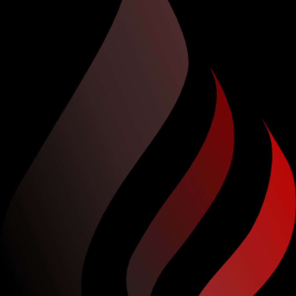 Abstract Red Flames Graphic