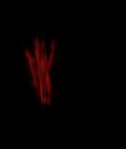 Abstract Red Scar Like Designon Black Background