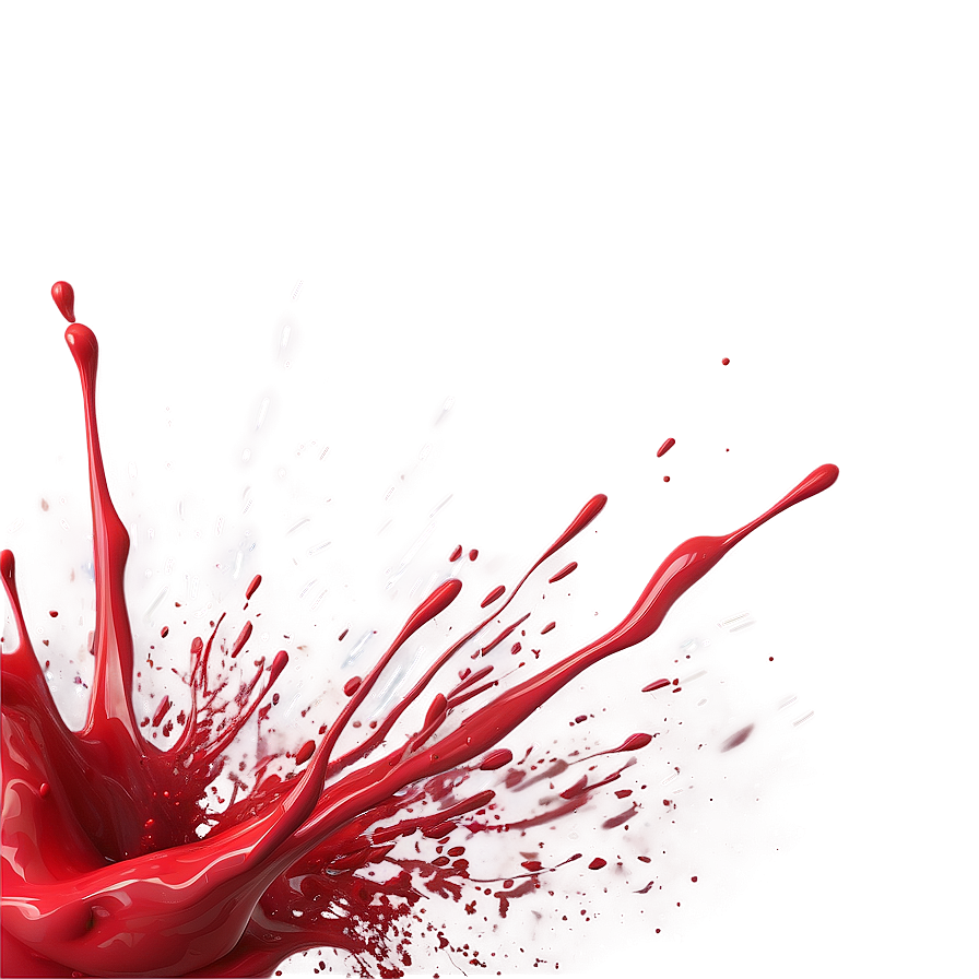 Abstract Red Splash Png Ktg