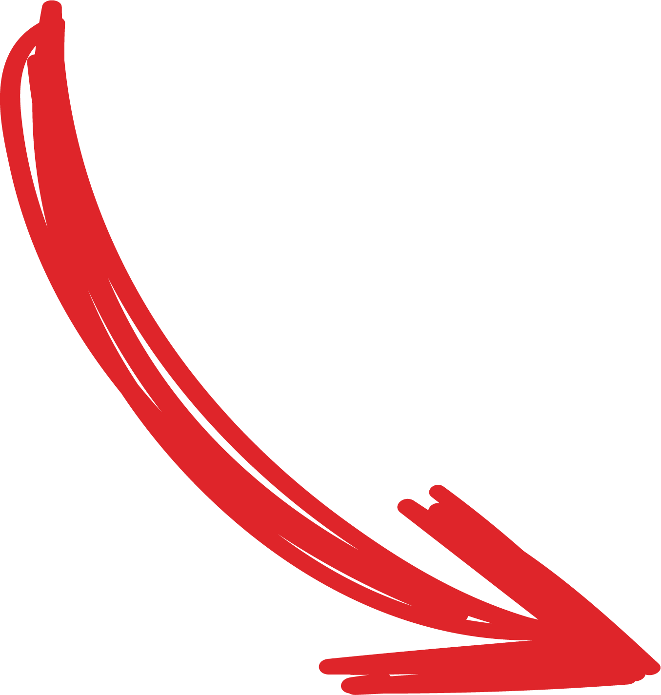 Abstract Red Swoosh Graphic