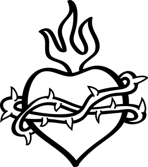 Abstract_ Religious_ Symbols_ Silhouette
