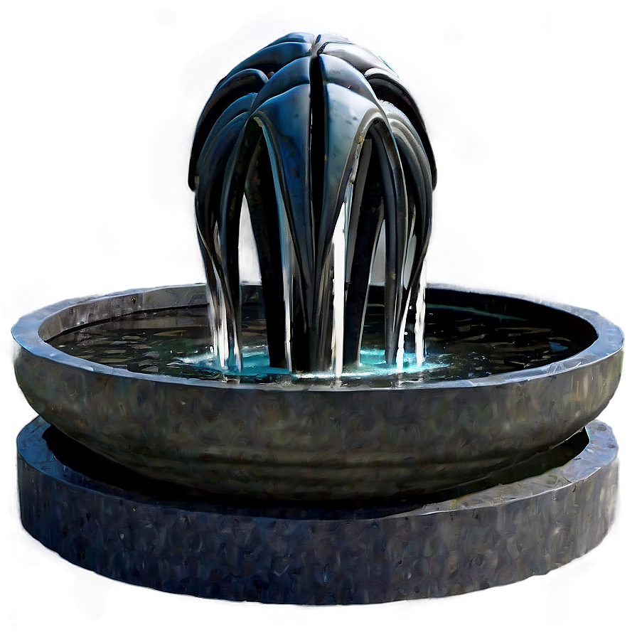 Abstract Sculpture Fountain Png 06122024