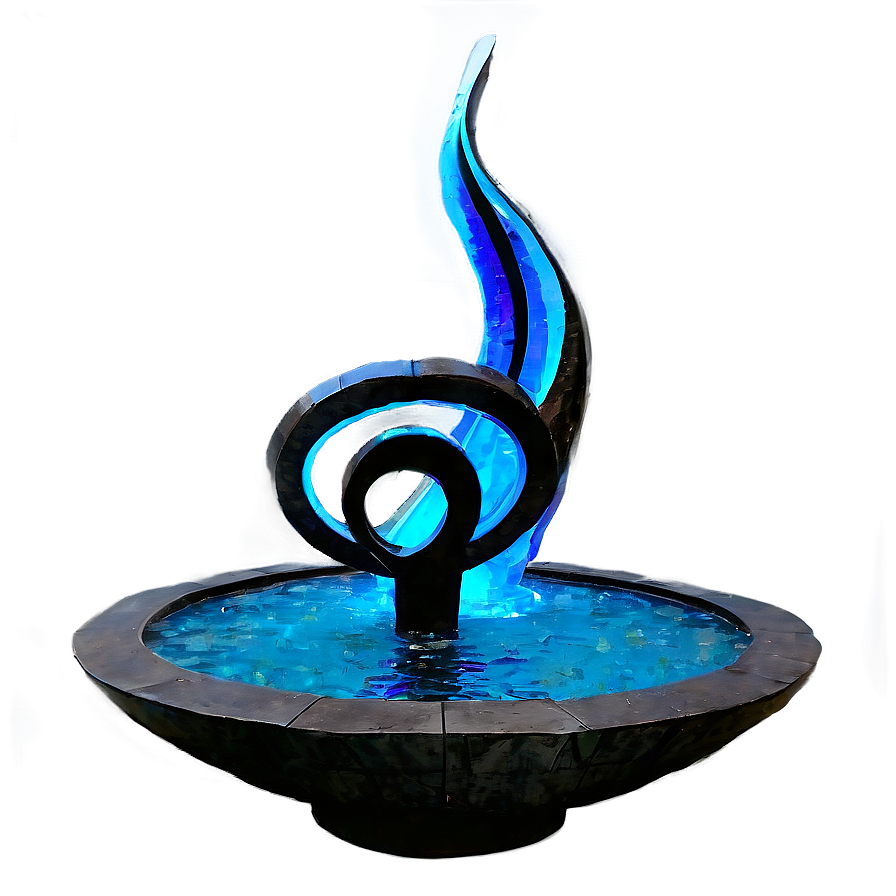 Abstract Sculpture Fountain Png 8