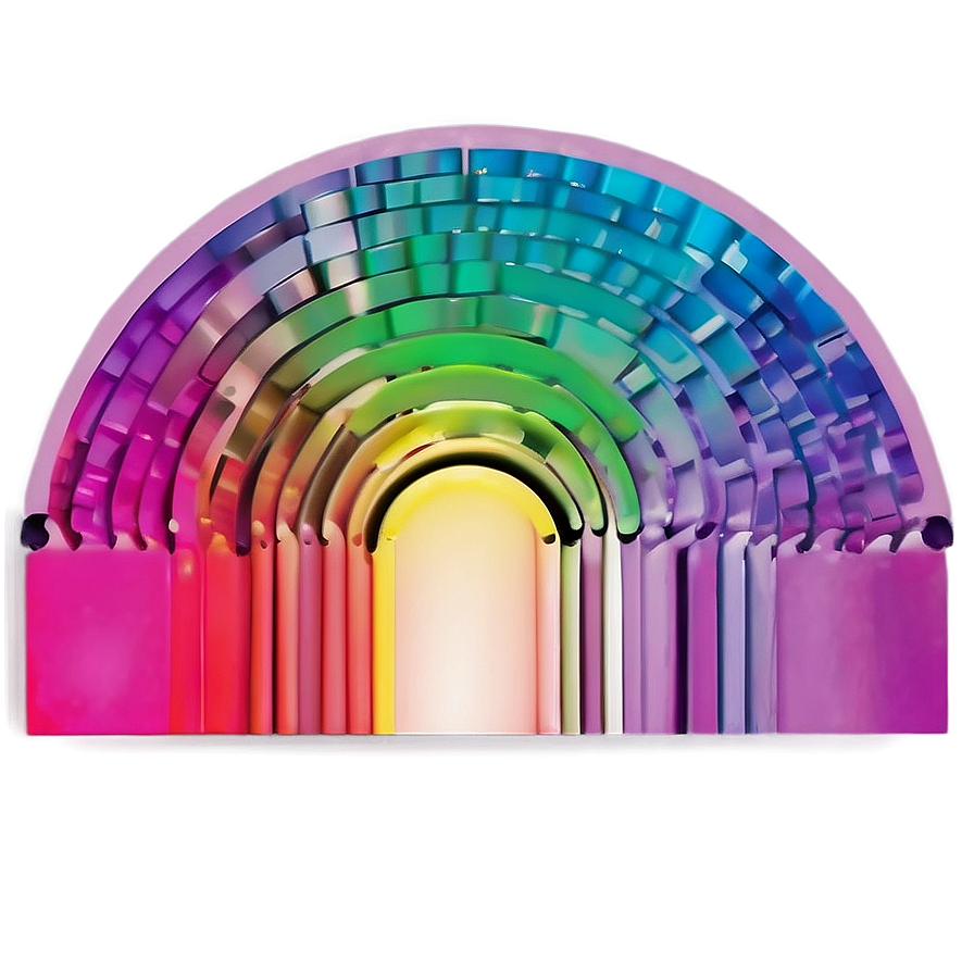 Abstract Semicircle Art Png 2