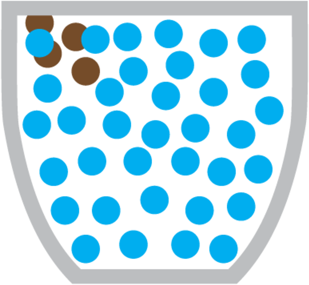 Abstract Shieldwith Circles Pattern