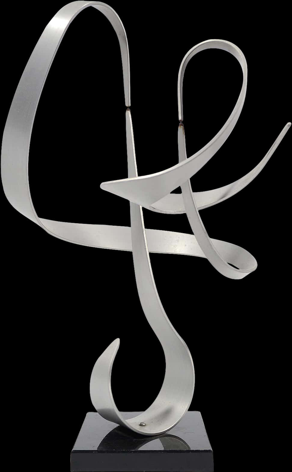 Abstract Silver Sculpture