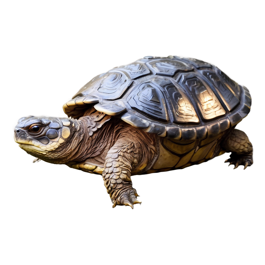 Abstract Snapping Turtle Design Png 7