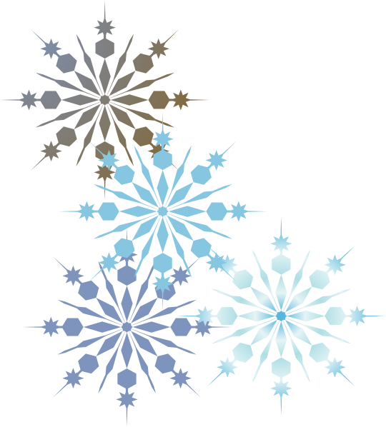 Abstract Snowflake Pattern