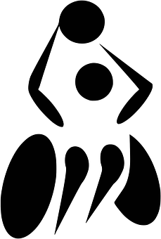 Abstract Soccer Player Icon