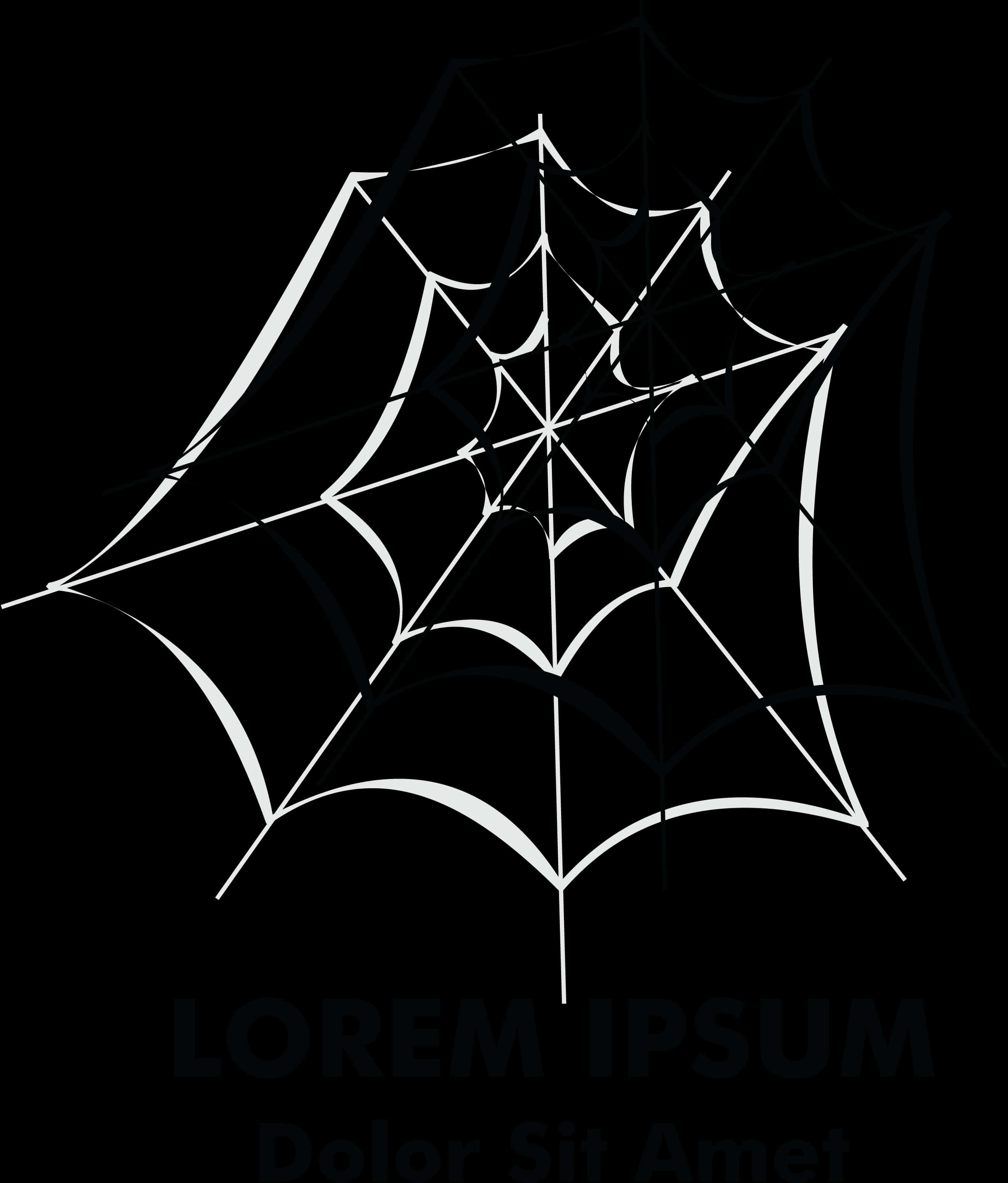 Abstract Spider Web Design