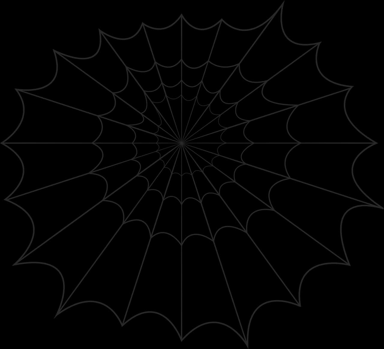 Abstract Spider Web Design