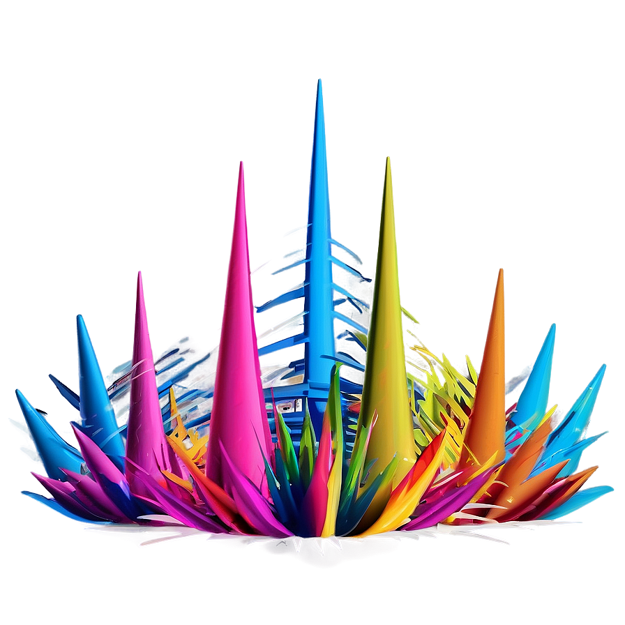 Abstract Spikes Illustration Png Tbu84