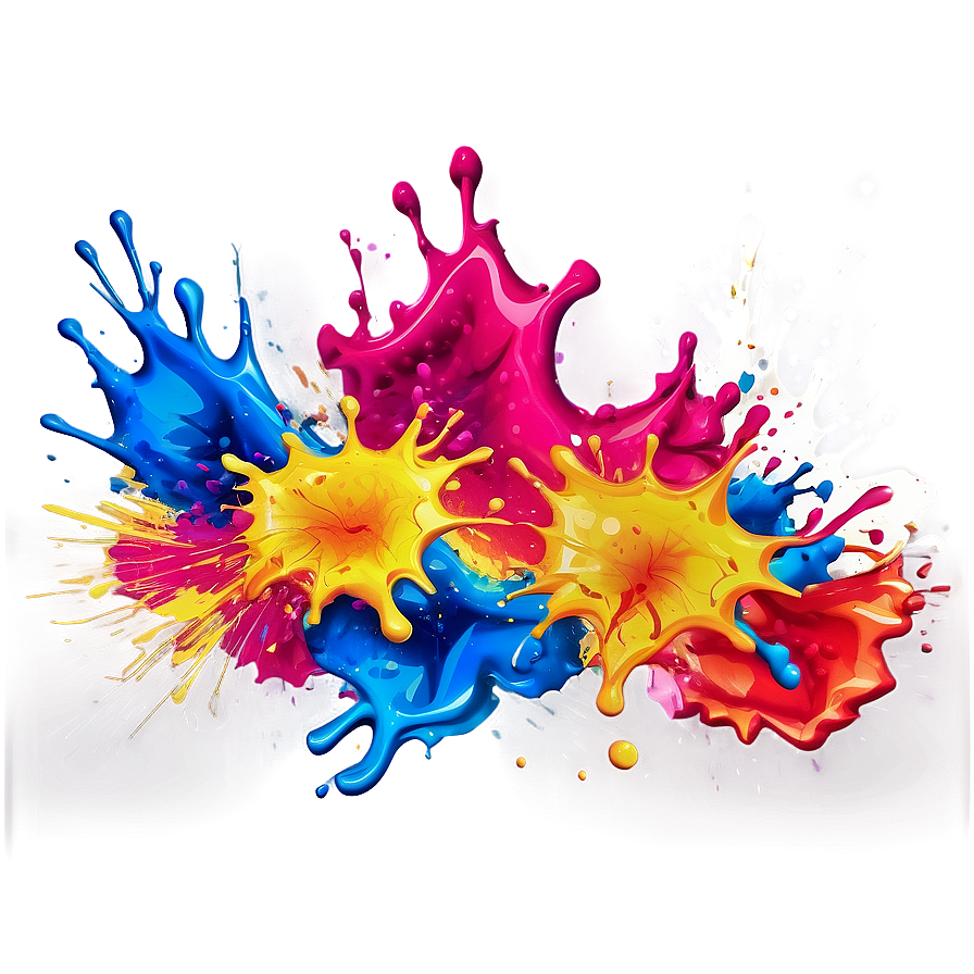 Abstract Splash Effect Png 42