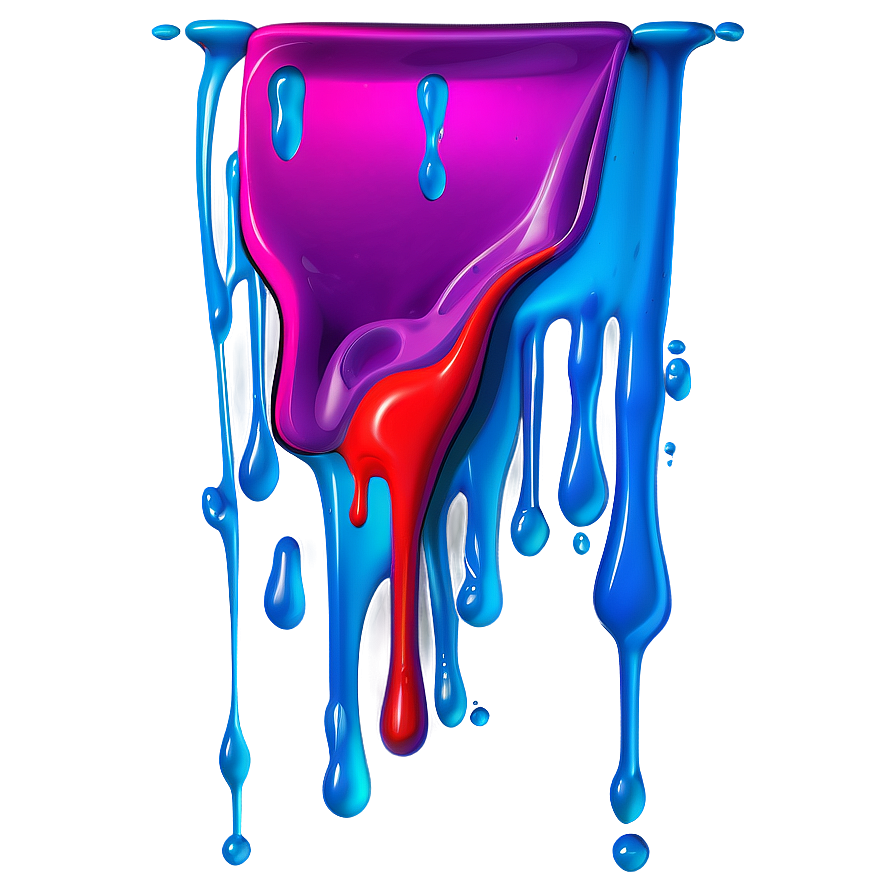 Abstract Spray Paint Drip Png Pyk17