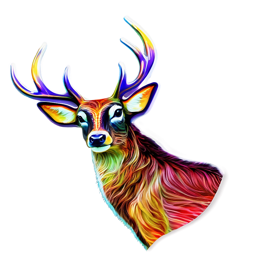 Abstract Stag Art Png 51