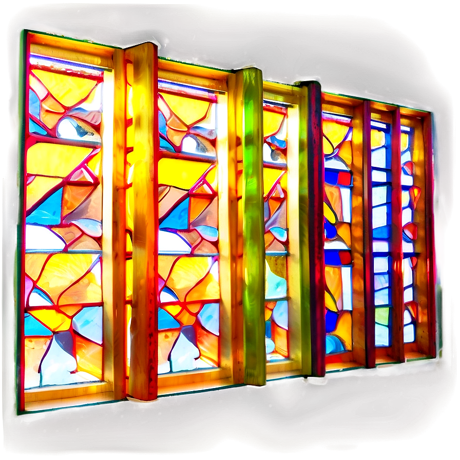 Abstract Stained Glass Windows Png Nul