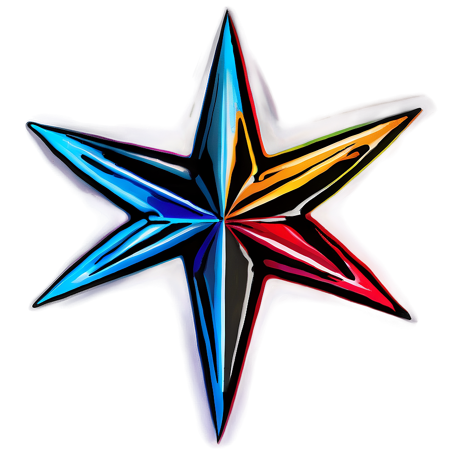 Abstract Star Tattoo Png Npu54