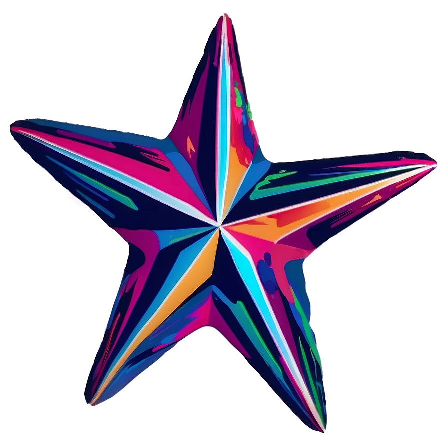 Abstract Star Vector Art Png 48