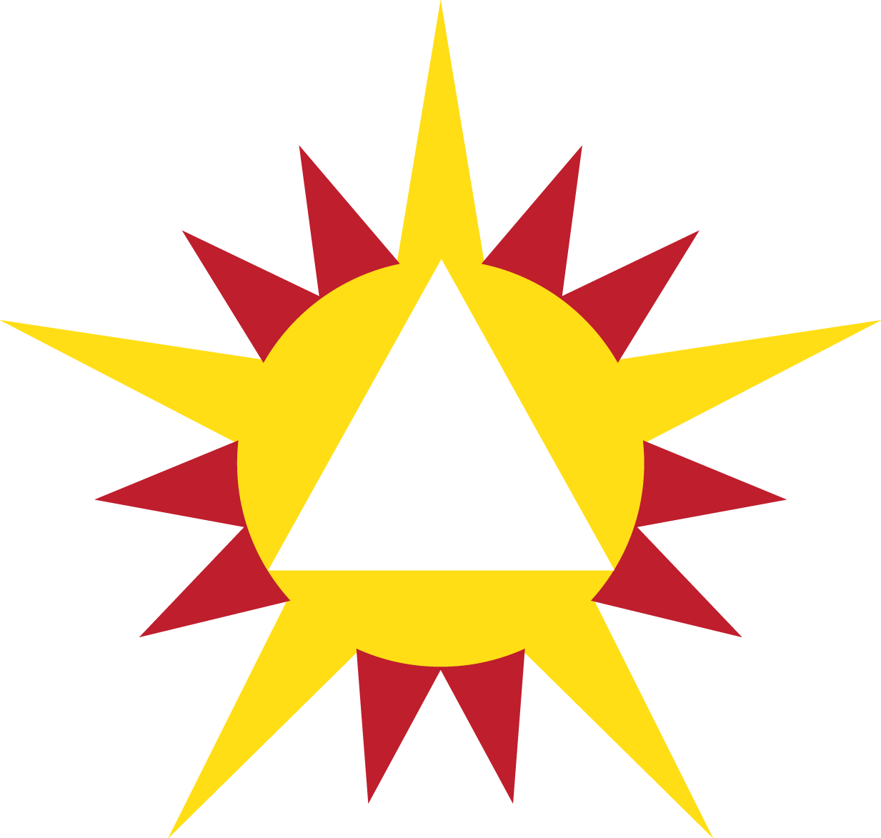 Abstract Sunburst Graphic