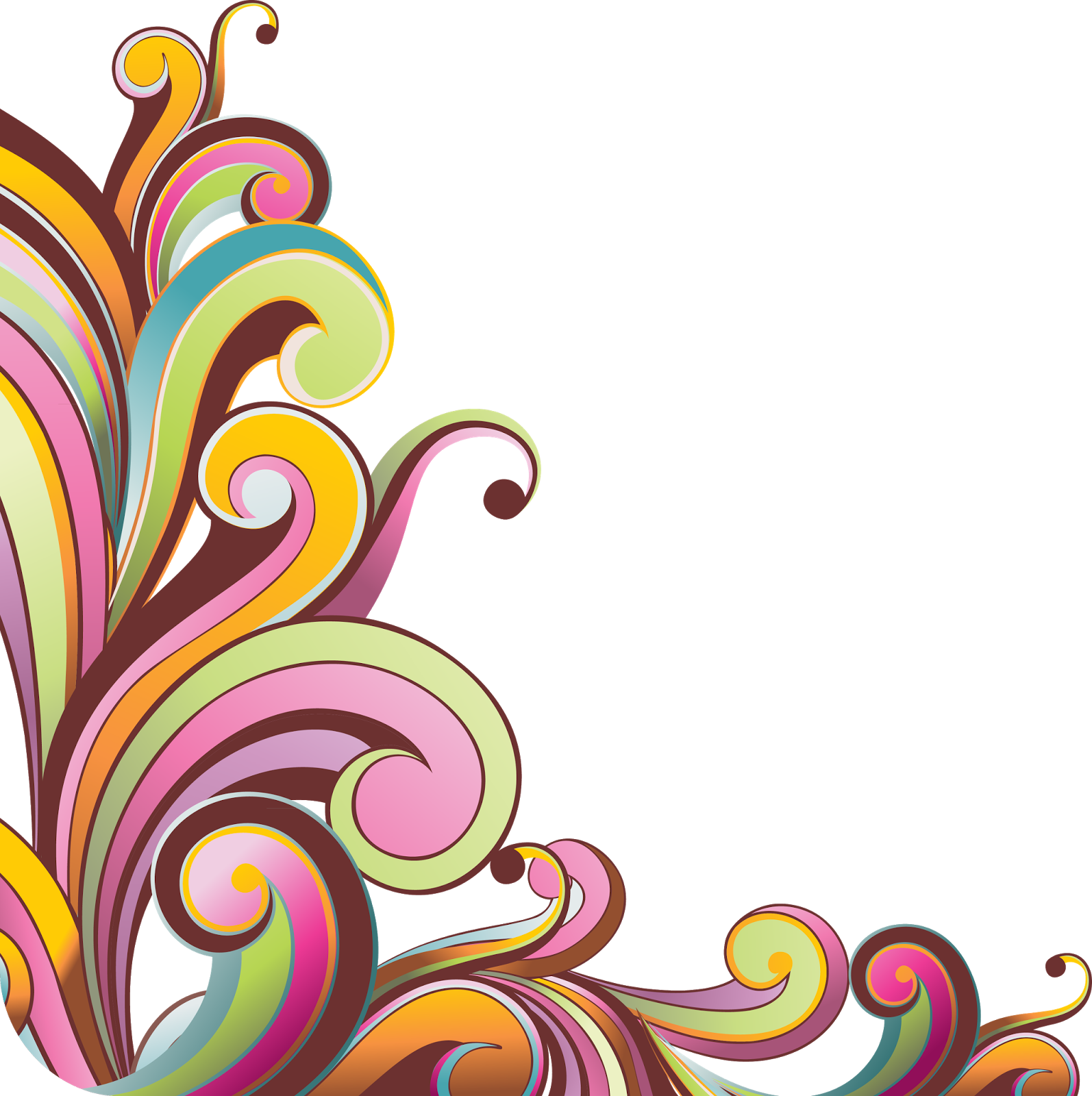 Abstract Swirl Design Background