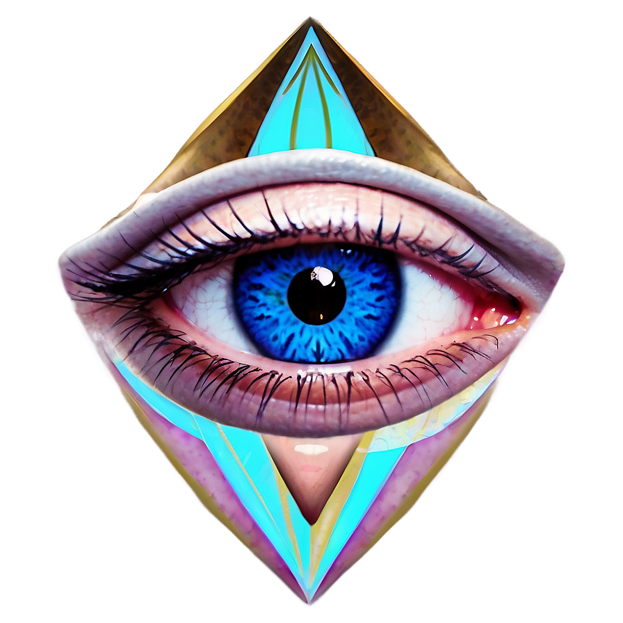 Abstract Third Eye Art Png 51