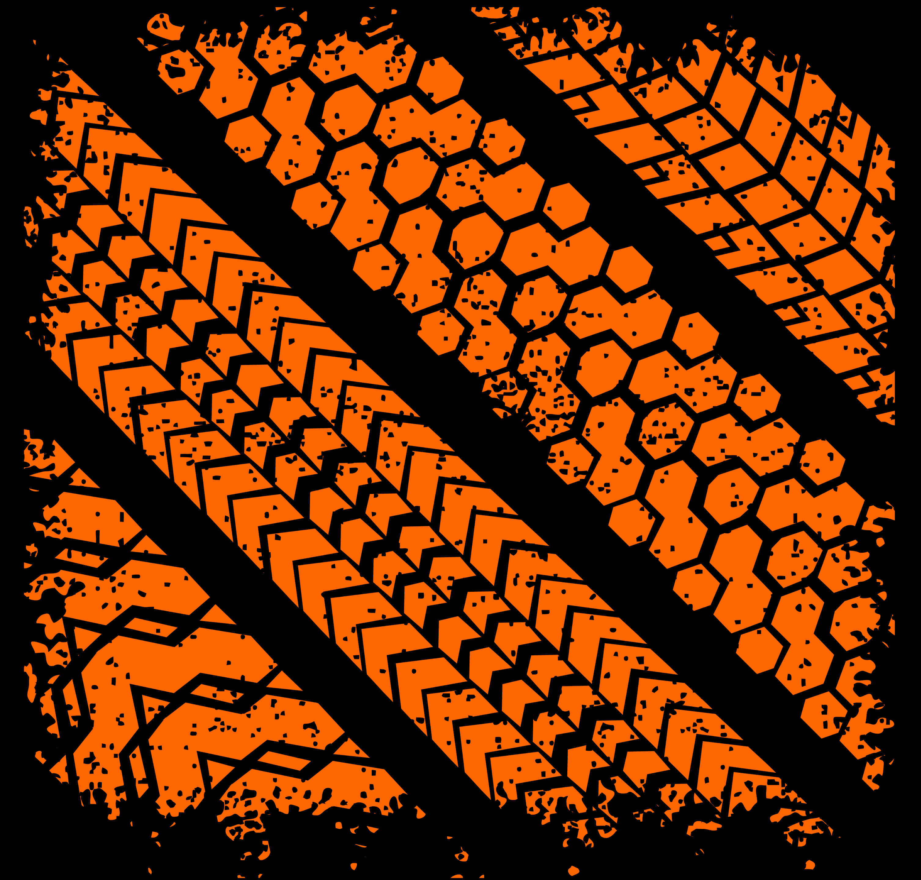 Abstract Tire Tread Pattern Vector