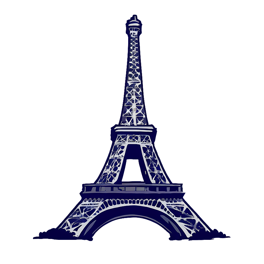 Abstract Torre Eiffel Art Png 36