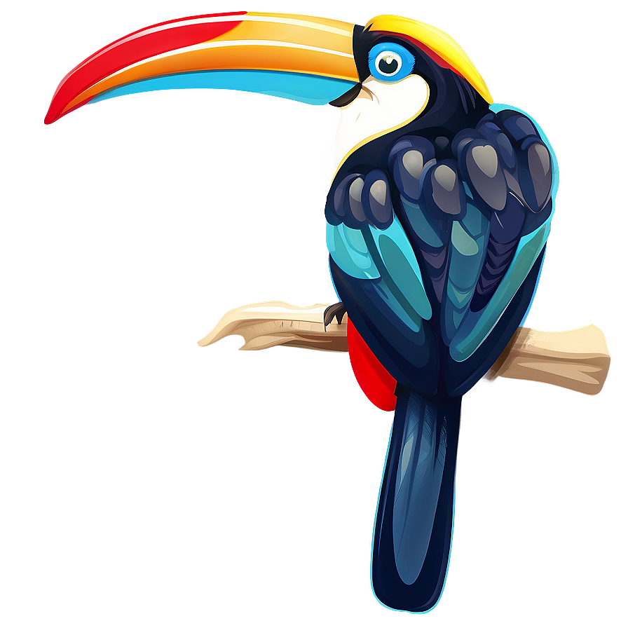 Abstract Toucan Graphic Png Kig