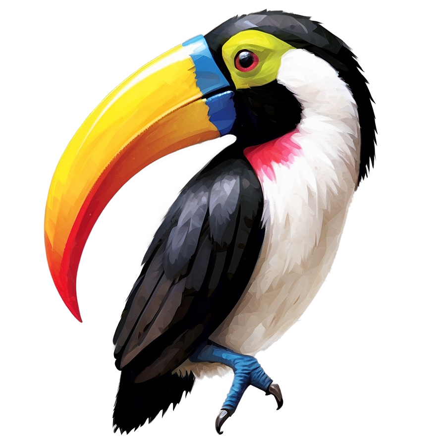 Abstract Toucan Graphic Png Pjf