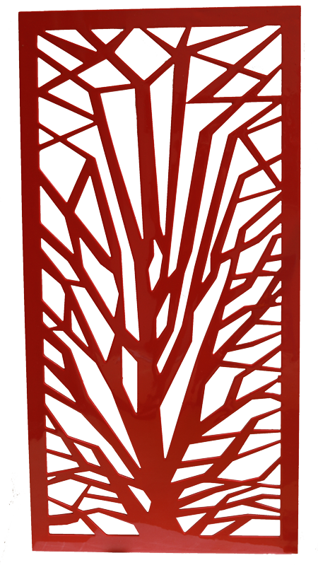 Abstract Tree Metal Wall Art