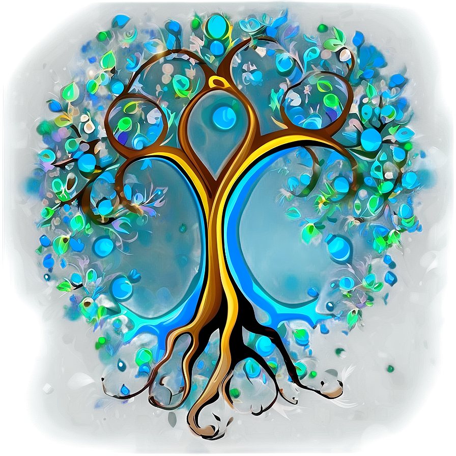 Abstract Tree Of Life Illustration Png 06122024