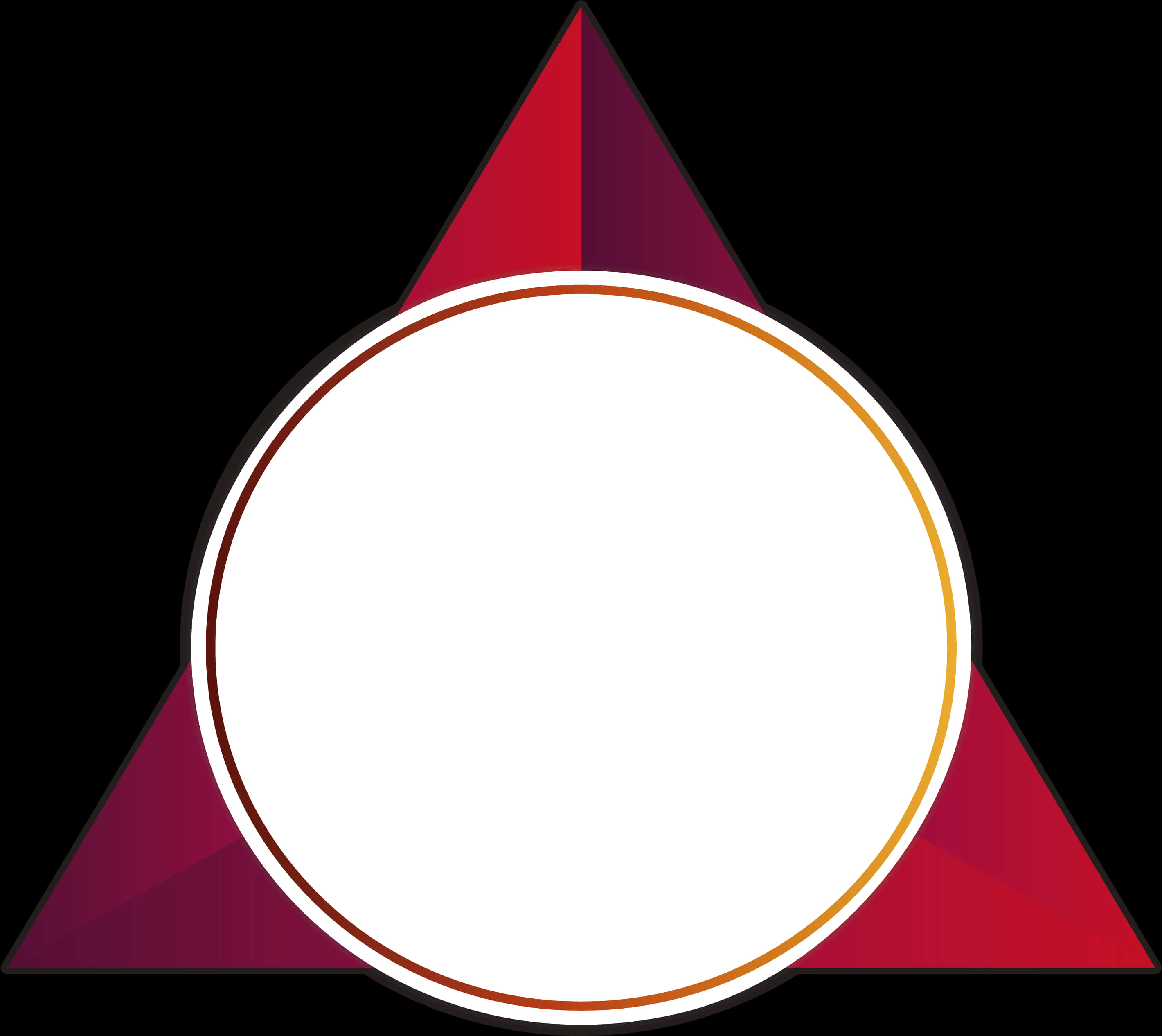 Abstract Triangle Frame Design