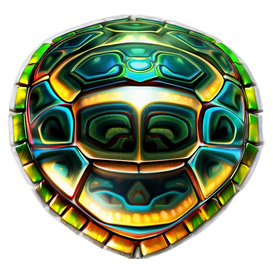 Abstract Turtle Shell Art Png 93