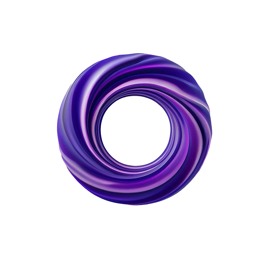 Abstract Violet Swirl Design Png 20