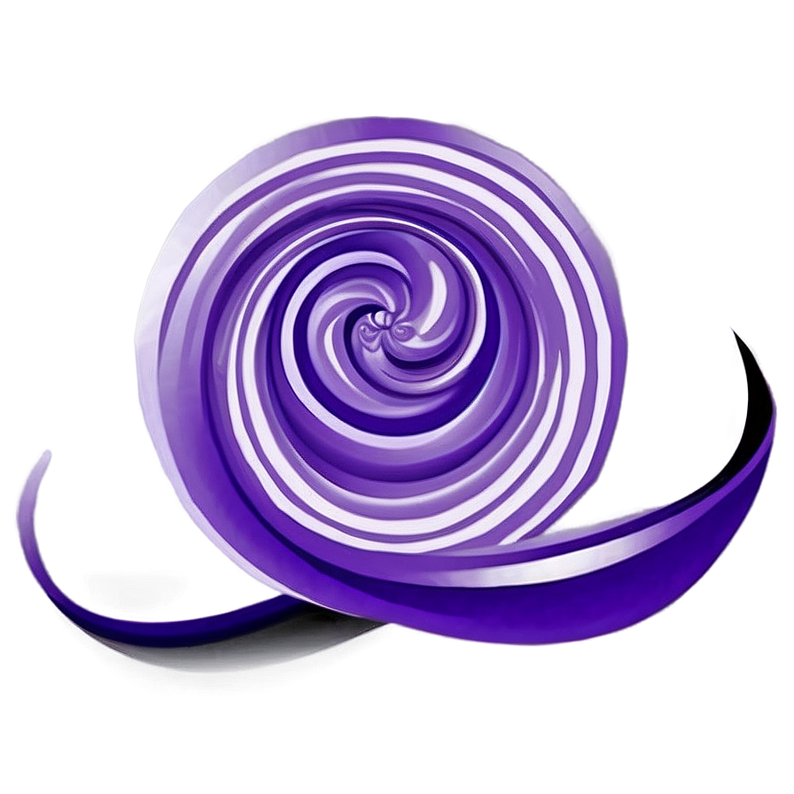 Abstract Violet Swirl Design Png 89